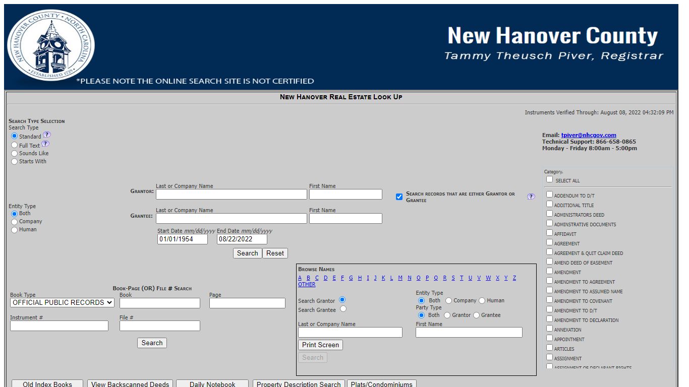 search.newhanoverdeeds.com